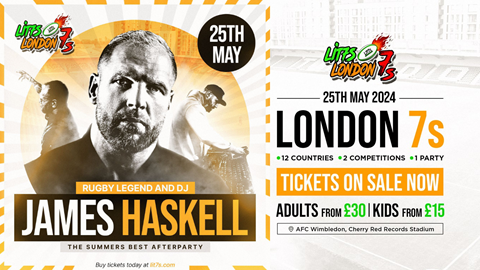 James Haskell to headline at Plough Lane after LIT7s event