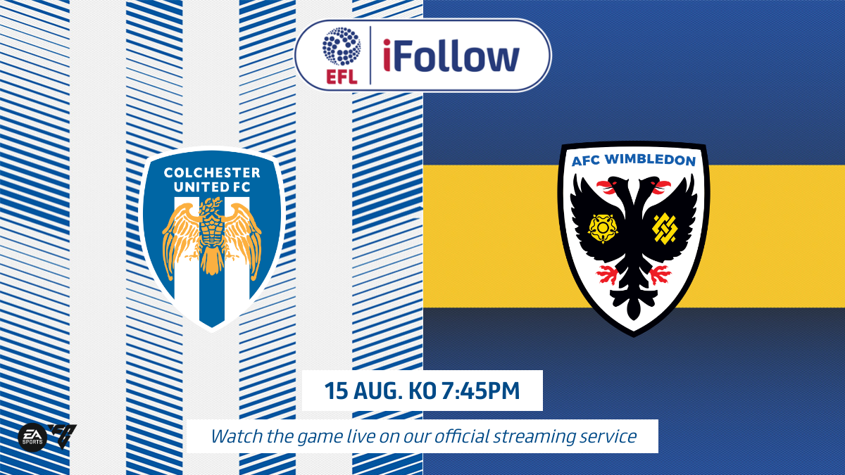 iFollow Focus Watch live stream of Colchester game - News