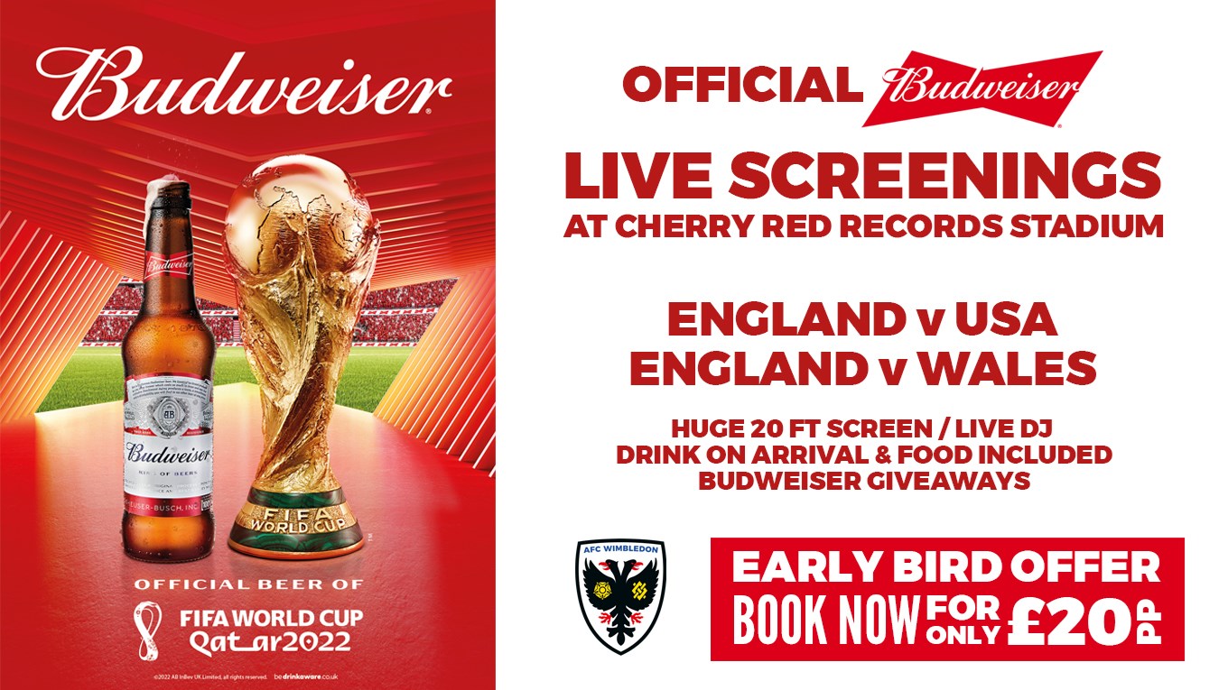 Watch Englands World Cup glory bid at our stadium - News