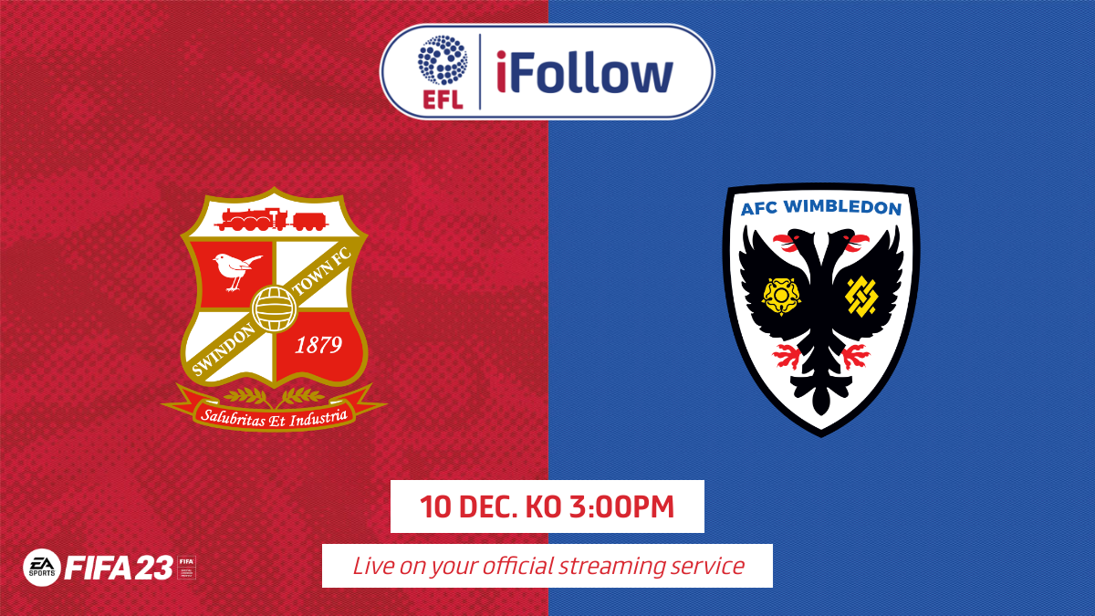 THE next best thing - Swindon match on iFollow - News